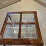 Solid Wood Glass Top Coffee Table Image 9