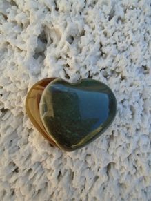 Polychrome Jasper Heart, Crystals,Gemstones,