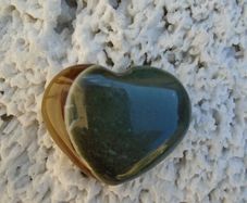 Polychrome Jasper Heart, Crystals,Gemstones,