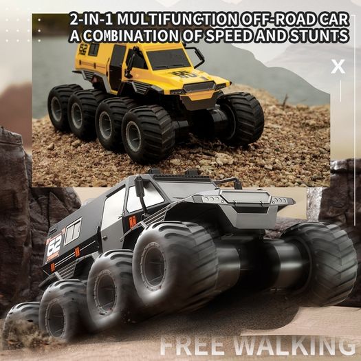 8 Wheel Off Road Amphibious Stunt Remote Control Jeep