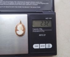 gold cameo