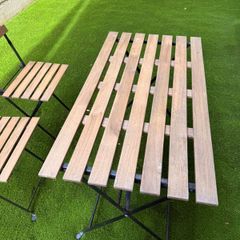 Ikea Tarno 100x54cm Outdoor Table And Two Chairs Set