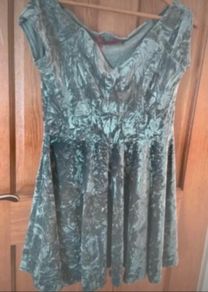 Crushed velvet dress size 16