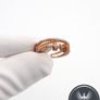 Rose Gold Tone 925 Sterling Silver CZ Fidget Ring Image 7