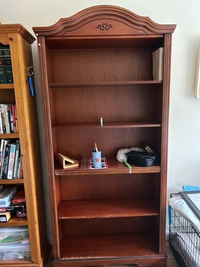 oak book case