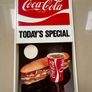 Coca Cola American Menu Sign Rare Image 3