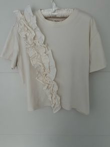 Part Two ruffle tshirt (S)