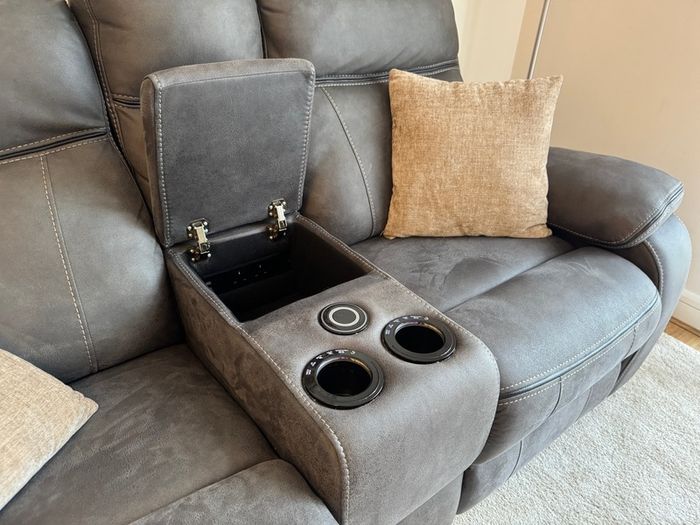 Vinson 2-Seater Recliner Sofa | DFS | Bluetooth & Wireless Charging