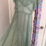 Sage Green Maxi Lace bridesmaid or just a fancy dress from Oasis Size 14 Image 3