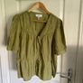 Next ladies pea green blouse Image 2