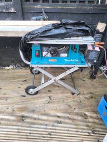 Makita  table saw with stand