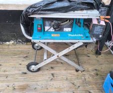 Makita  table saw with stand
