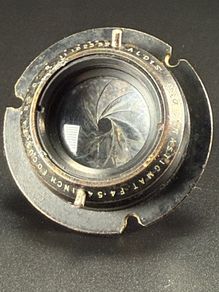 Aldis UNO Anastigmat 4 inch f4,5 antique lens