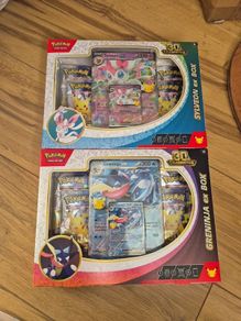 Pokemon 30th Celebration ex boxes