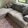 Grey L shaped sofa Image 4