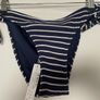 bikini two piece swim suit bathing suit blue stripe by Accessories size 12 new Image 4