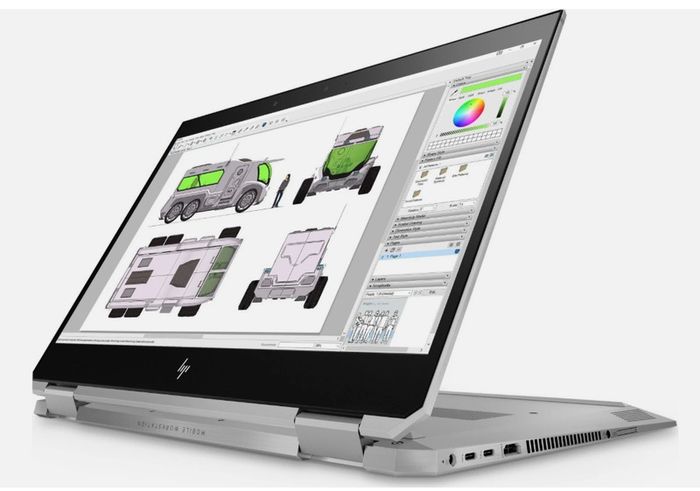 HP ZBook Studio X360 G5 Workstation Gaming Laptop 4K UHD 32GB RAM 500GB NVMe 2-in-1 Touchscreen i7-8850H 8 Cores Nvidia Quadro P2000 4GB Win 11 Pro