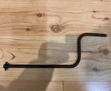 Vintage European car screw-jack handle 1960's - 80's