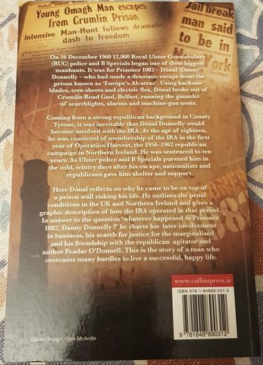 Prison 1082: Escape From Crumlin Road-Europe's Alcatraz by Donal Donnelly