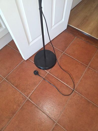 Floor lamp with energy saving bulb
