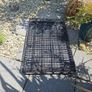 Large dog crate metal frame foldable Image 5