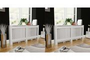 Radiator Covers 2 pcs White MDF 172 cm