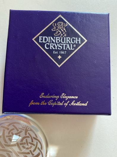 Paperweight- Edinburgh crystal