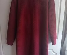 Cosy Red Sweater dress
