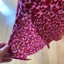F&F Bright Hot Pink and Red Floral Ditsy Long Swing Midi Dress Image 8