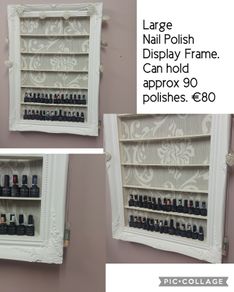 Nail polish display frame