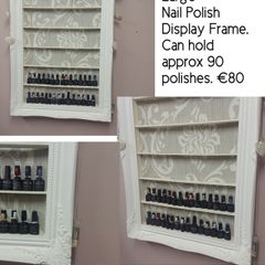 Nail polish display frame