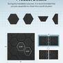 Sound Proofing Panels Self-Adhesive, 12 Pack Acoustic Wall Panels, High Density Honeycomb Acoustic Panels for Door, Ceiling, Recording Studios, Home Office 30 x 30 x 0.9cm Black Image 8