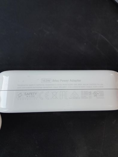 iMac 24" 143W Power Adapter A2290 with Ethernet M1-4 2021 - 2024