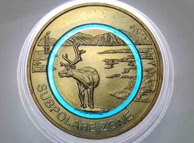 Germany 5 Euro (F) Base Metals (Polymer Ring) Uncirculated Coin 2020 - Subpolare Zone - Earth's Climate Zones