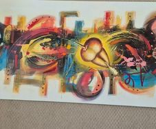 Art work.  H 24 inch W 55Inch