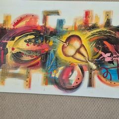 Art work.  H 24 inch W 55Inch