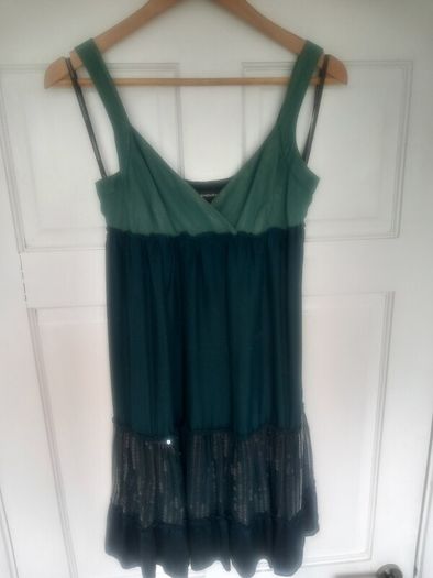 Warehouse green dress
