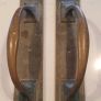 Pair Vintage Solid Brass 12" Pull Door Handles Image 7