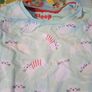 M&S mint green cat short pj Image 4