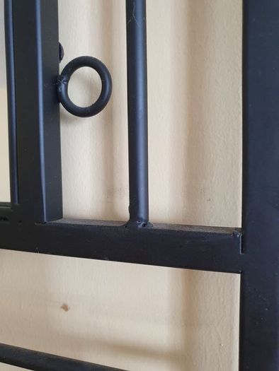 Solid Steel Wall Mirror
