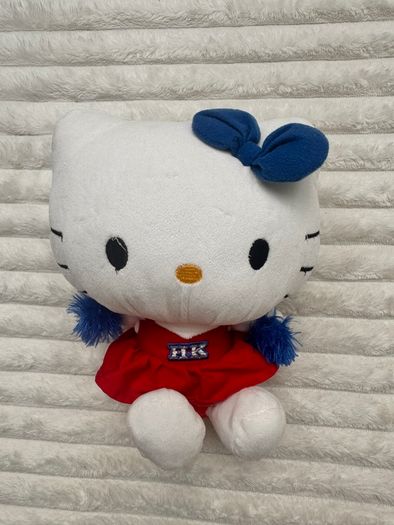 Hello Kitty Cheerleader Plush Soft Sanrio Sega Prize Europe approx. 23 cm. Used Please see photos