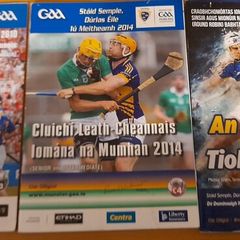 GAA various Munster SHC official match programmes