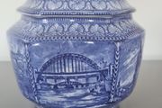 Maling Ware Castle Designs Jar Lidded Pot