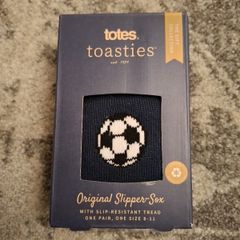 Totes Football Toasties Slipper Socks