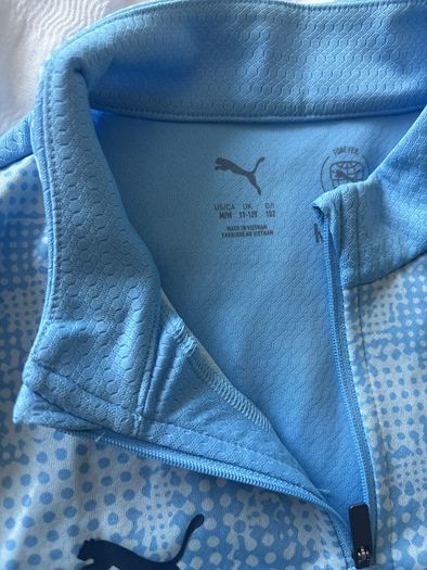 Man City quarter zip training top