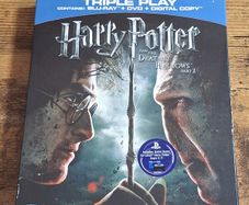 "Harry Potter and the Deadly Hallows Part 2" (2011) Blu-ray Triple Play - free standard postage