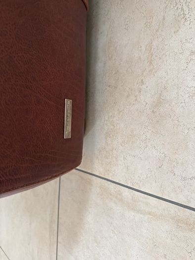Brown Sofitalia Italian Top grade leather  3 seater sofa.