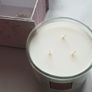 TIPPERARY CRYSTAL  Rosemary & Lavender 3 wick Candle Image 4