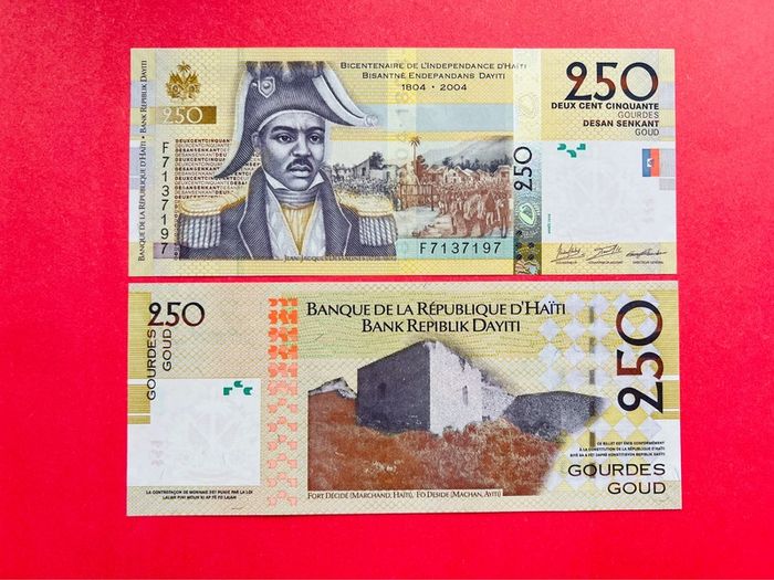 Haiti  250 Gourdes  2016  unc Pick  276g  Commemorative Issue