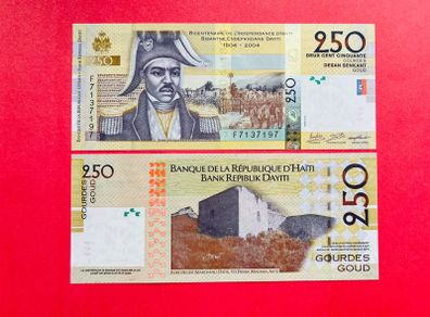 Haiti  250 Gourdes  2016  unc Pick  276g  Commemorative Issue